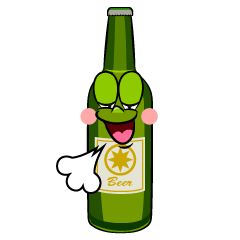 Relaxing Beer Bottle