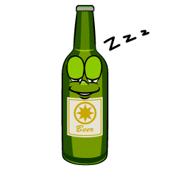 Sleeping Beer Bottle