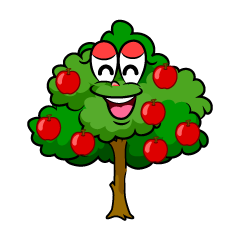 Smiling Apple Tree