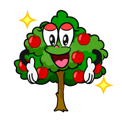 Glitter Apple Tree