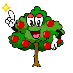 Posing Apple Tree