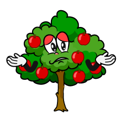 Troubled Apple Tree