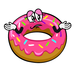 Troubled Strawberry Donut