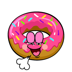 Relaxing Strawberry Donut