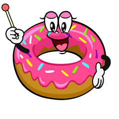 Speaking Strawberry Donut