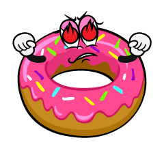 Enthusiasm Strawberry Donut