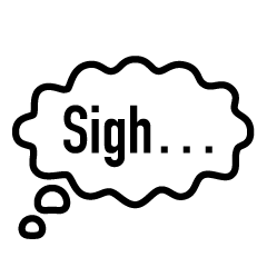 Depressed Speech Balloon