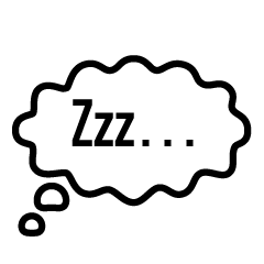 Sleeping Speech Balloon