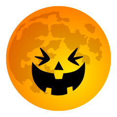 Laughing Halloween Moon