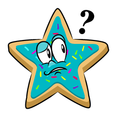 Thinking Star Cookie