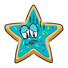 Depressed Star Cookie