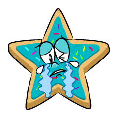 Crying Star Cookie