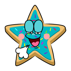 Relaxing Star Cookie