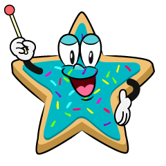 Speaking Star Cookie