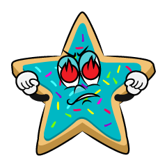 Enthusiasm Star Cookie