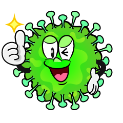 Thumbs up Tooth Bacteria