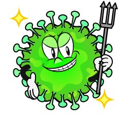 Glitter Tooth Bacteria