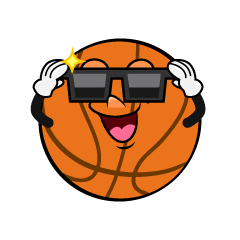 Basketball with Sunglasses