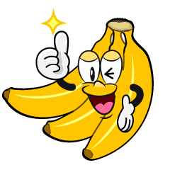 Thumbs up Bunch of Bananas