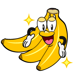 Glitter Bunch of Bananas