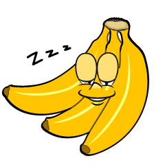 Sleeping Bunch of Bananas
