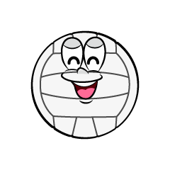 Smiling Volleyball