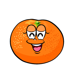 Smiling Mandarin Orange