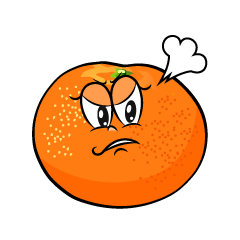 Angry Mandarin Orange