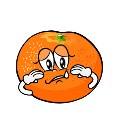 Sad Mandarin Orange