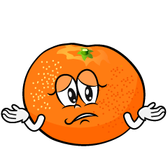Troubled Mandarin Orange