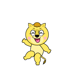 Smiling Lila Lion
