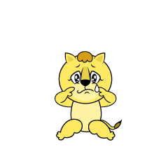 Sad Lila Lion