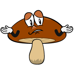 Troubled Brown Mushroom