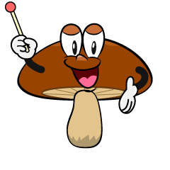 Speaking Brown Mushroom