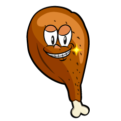Grinning Fried Chicken