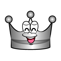 Smiling Silver Crown