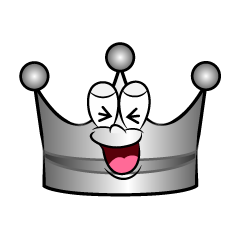 Laughing Silver Crown