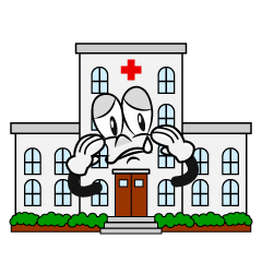 Sad Hospital Building