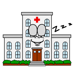 Sleeping Hospital Building
