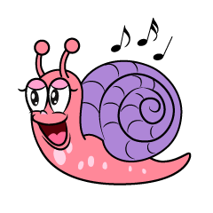 Singing Pink Snail