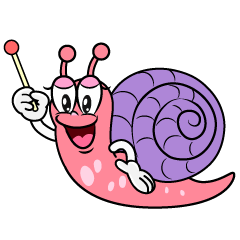 Speaking Pink Snail