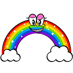 Grinning Cloud Rainbow