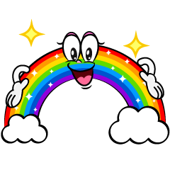 Glitter Cloud Rainbow