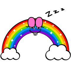 Sleeping Cloud Rainbow