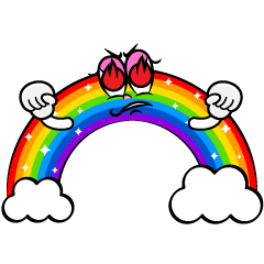 Enthusiasm Cloud Rainbow
