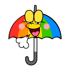 Relaxing Rainbow Umbrella