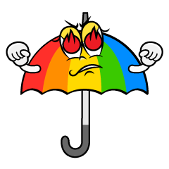 Enthusiasm Rainbow Umbrella
