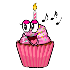 Singing Birthday Cupcake