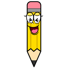Laughing Yellow Pencil