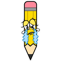 Crying Yellow Pencil